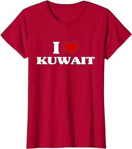 I Love Kuwait Women T-Shirt
