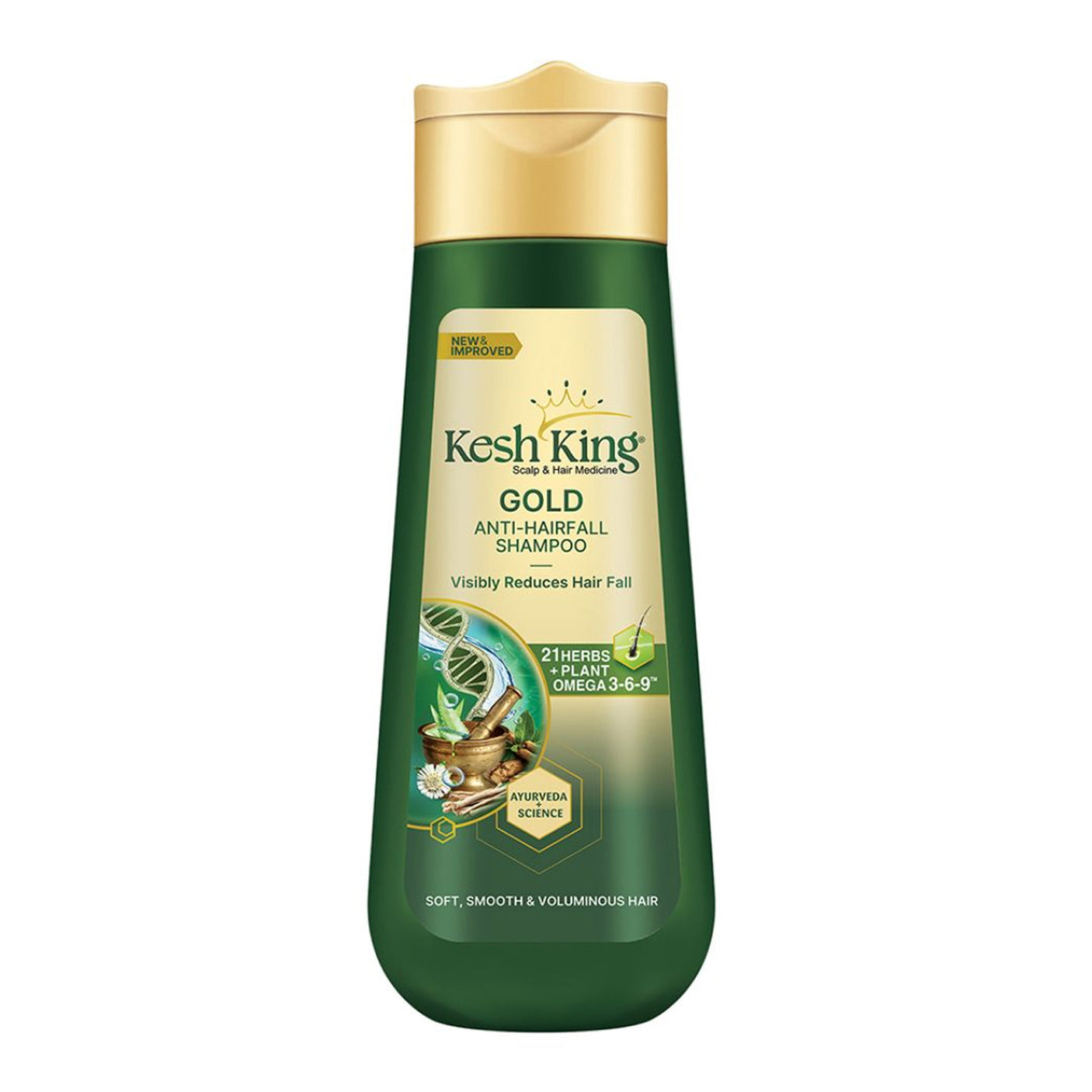 Kesh King Ayurveda Gold Anti-Hairfall Shampoo - 340ml