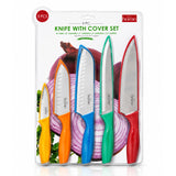 Kitchen Knife Set With Blade Cover - 5 Pcs Set (YHWX04)