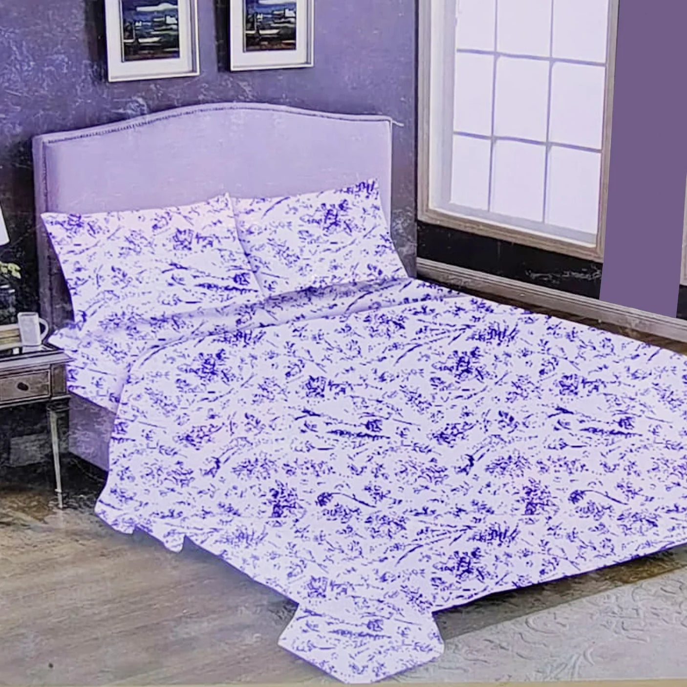 Active High Quality Bed Sheet With One Pillow Cover - 150 x 230 CM