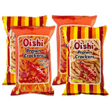 Oishi Prawn Crackers + Sweet & Extra Hot - 4 Pcs × 60g (Offer)