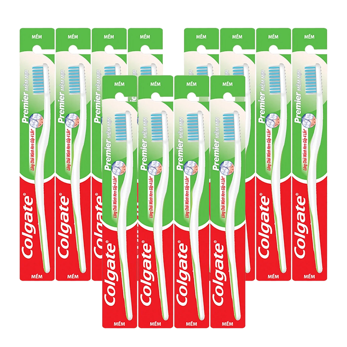 Colgate Premier Clean Soft Toothbrush - 12 Pcs (Offer)