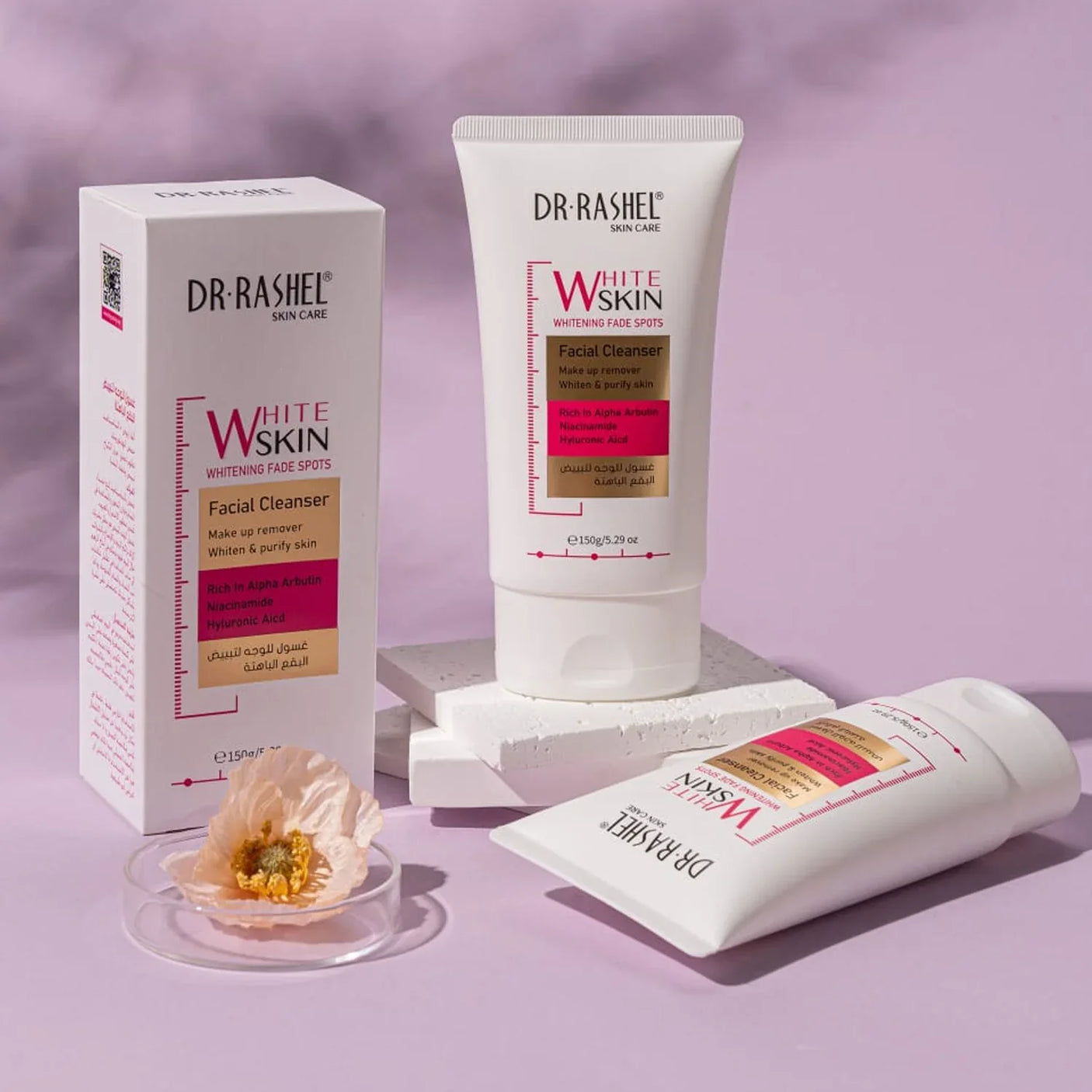 Dr.Rashel White Skin Brightening Fade Spots Facial Cleanser - 150g