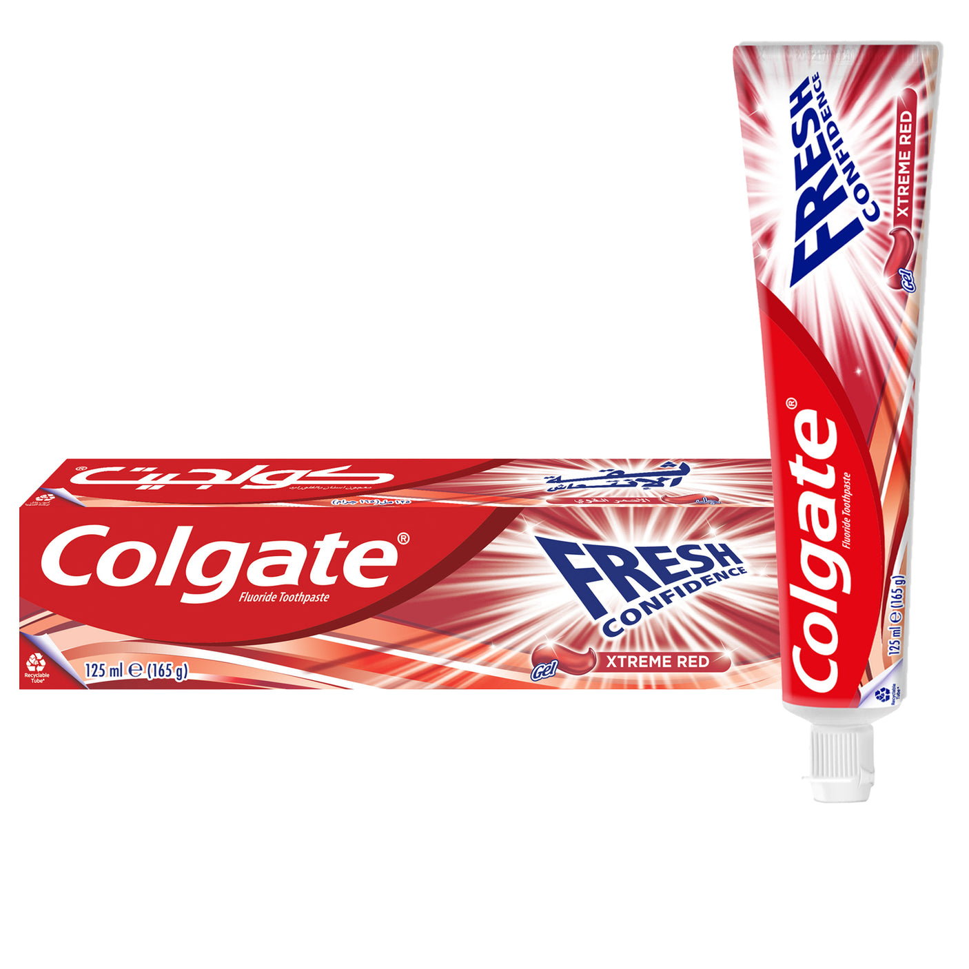 Colgate Fresh Confidence Xtreme Red Gel Toothpaste - 165g