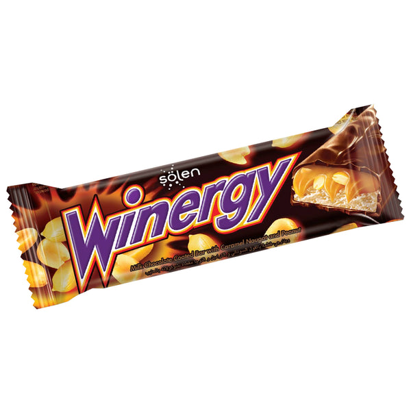 Solen Winergy Milk Chocolate With Caramel Nougat - 18g