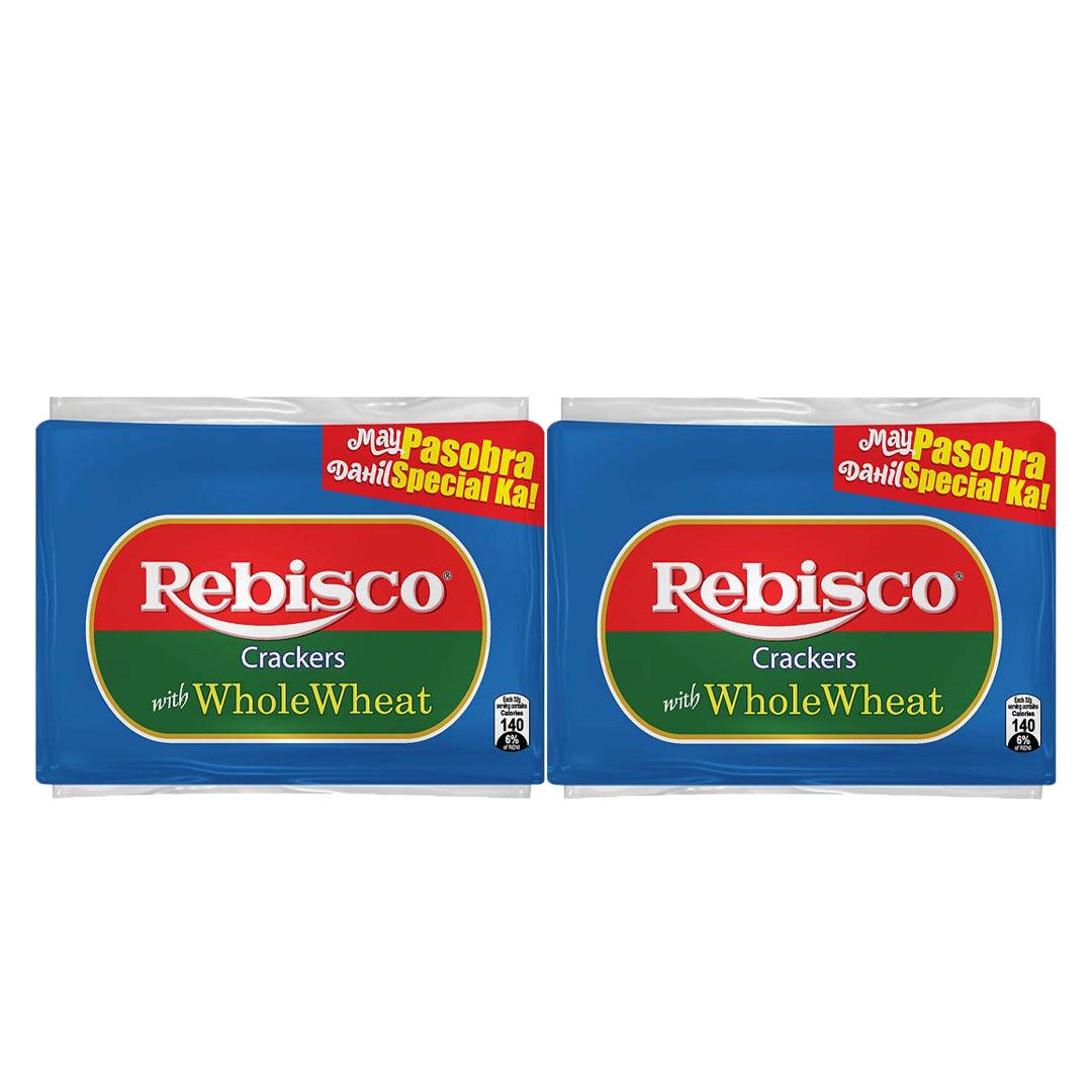 Rebisco Crackers Whole Wheat Pack of 10 x 32gm (1+1) Offer