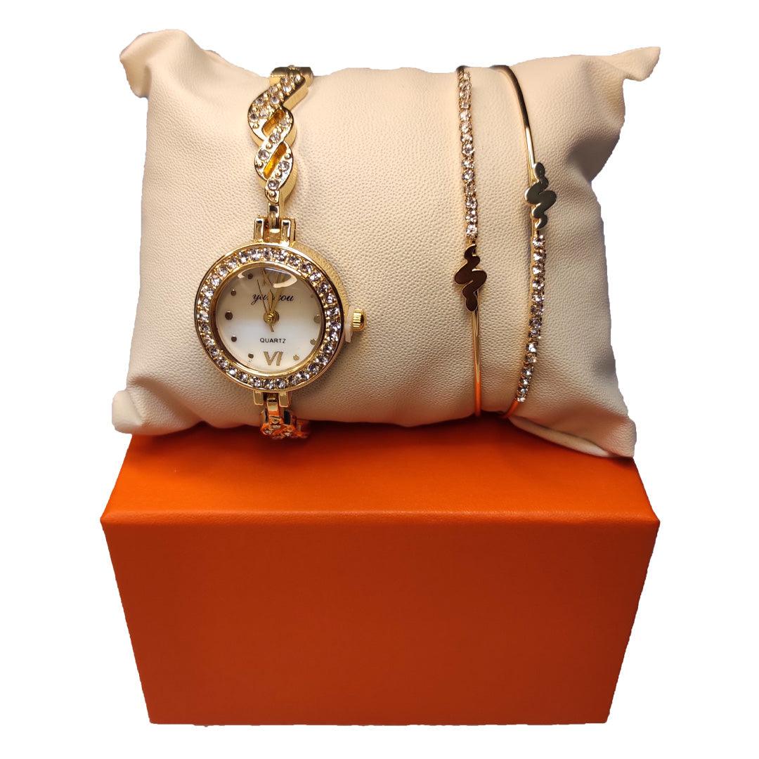 Luxury Women Wrist Watch With Bracelet - WB14