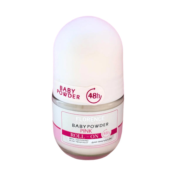 Florence Baby Powder Anti-Perspirant Pink Roll On - 50ml