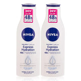 Nivea Express Hydration Body Lotion Normal To Dry Skin - 250ml × 2Pcs (Offer)