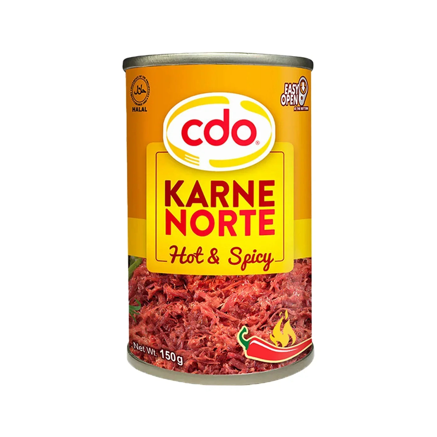 CDO Karne Norte Hot And Spicy - 150g × 3Pcs