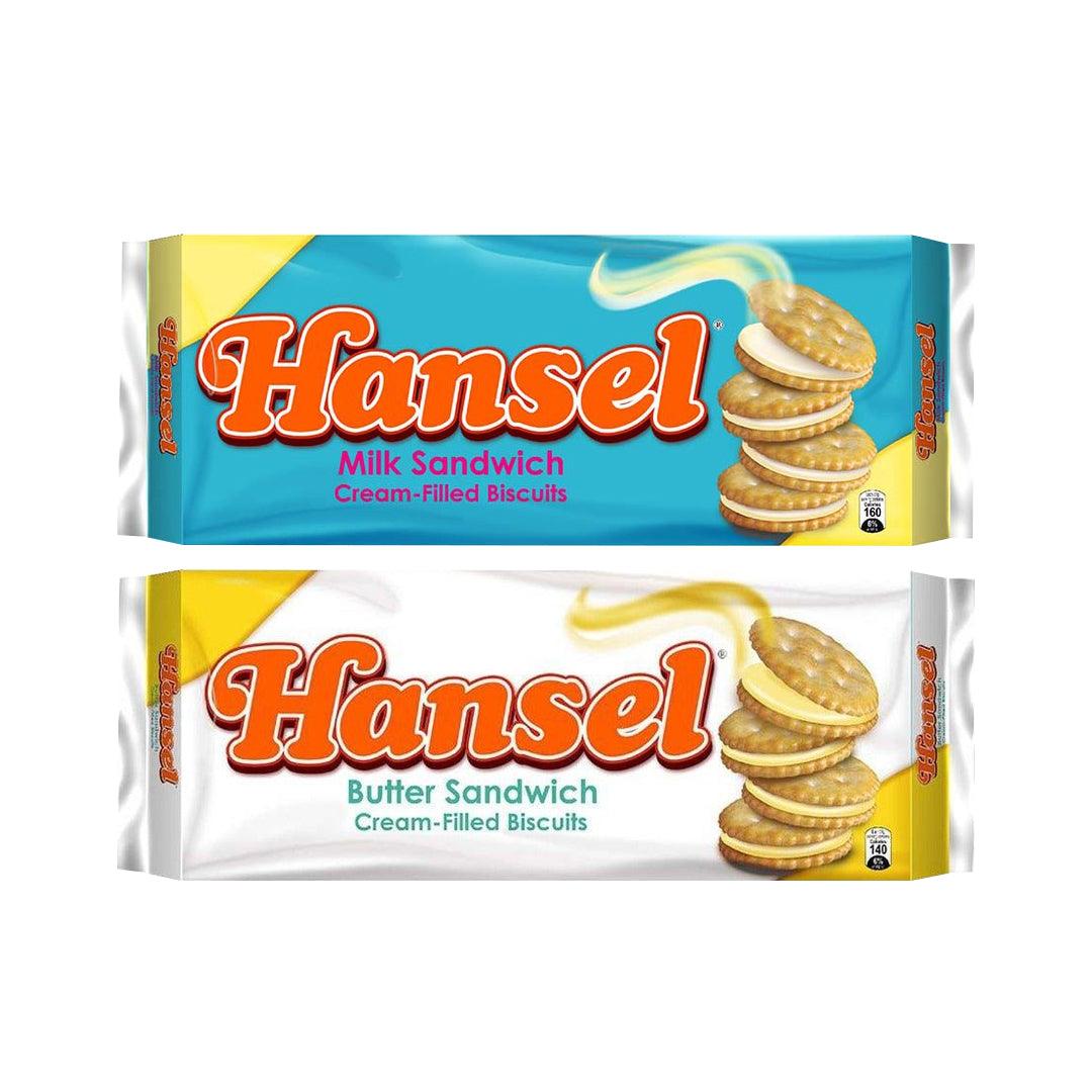 Hansel Milk & Butter Sandwich Cream Biscuits - 310g × 2 Pcs (Promo Pack)