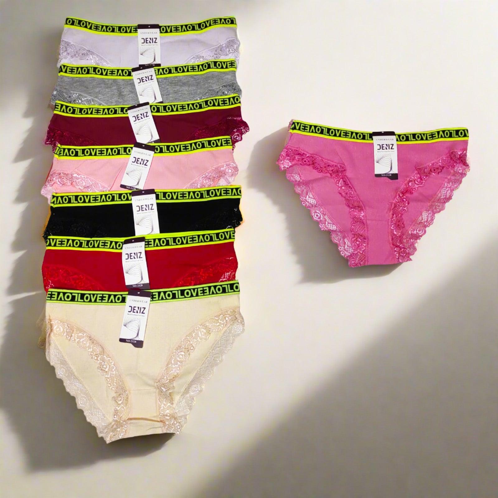 Deniz Love Panty Free Size 3Pcs Assorted - 2128