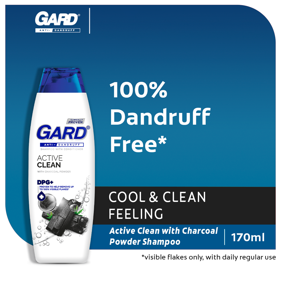 Gard Anti-Dandruff Active Clean Shampoo - 170ml