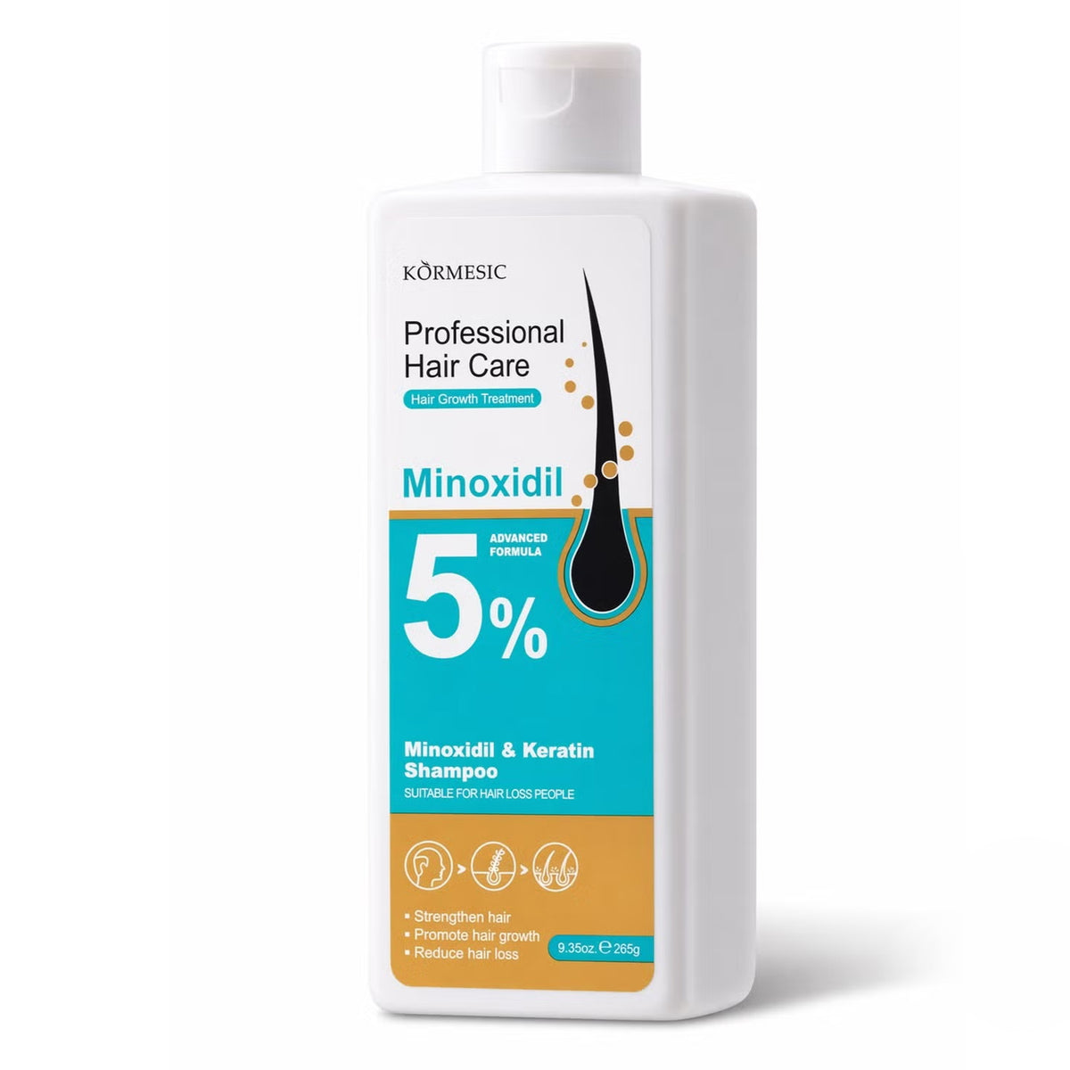 Kormesic 5% Minoxidil & Keratin Shampoo - 265g