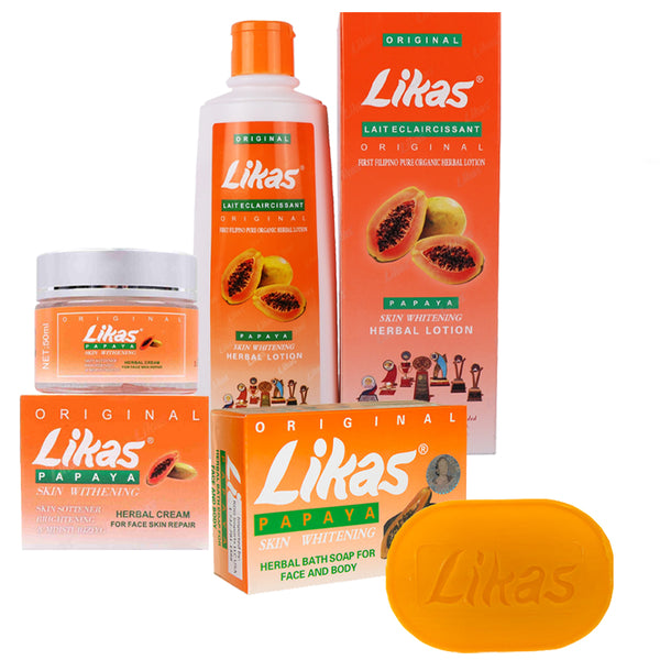 Likas Papaya Skin Whitening 3Pcs Set