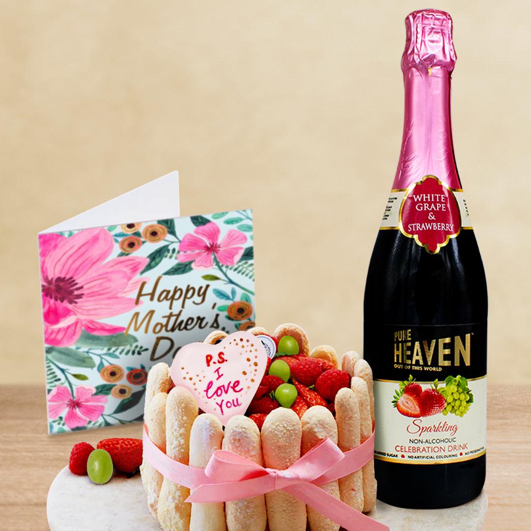 Pure Heaven White Grape & Strawberry Non-Alcoholic Celebration Drink - 750ml