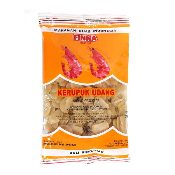 Finna Nusantara Kerupuk Udang Shrimp Crackers Uncooked - 250g