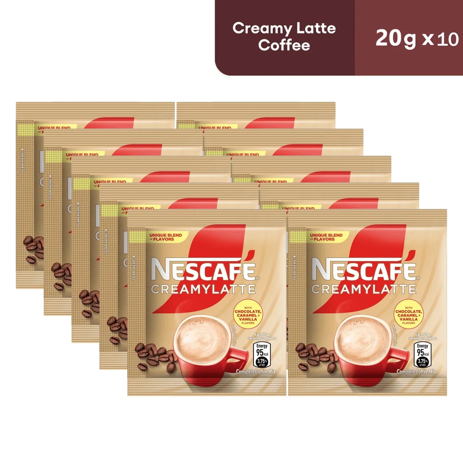 Nescafe Creamy Latte Coffee Mix 10x20g
