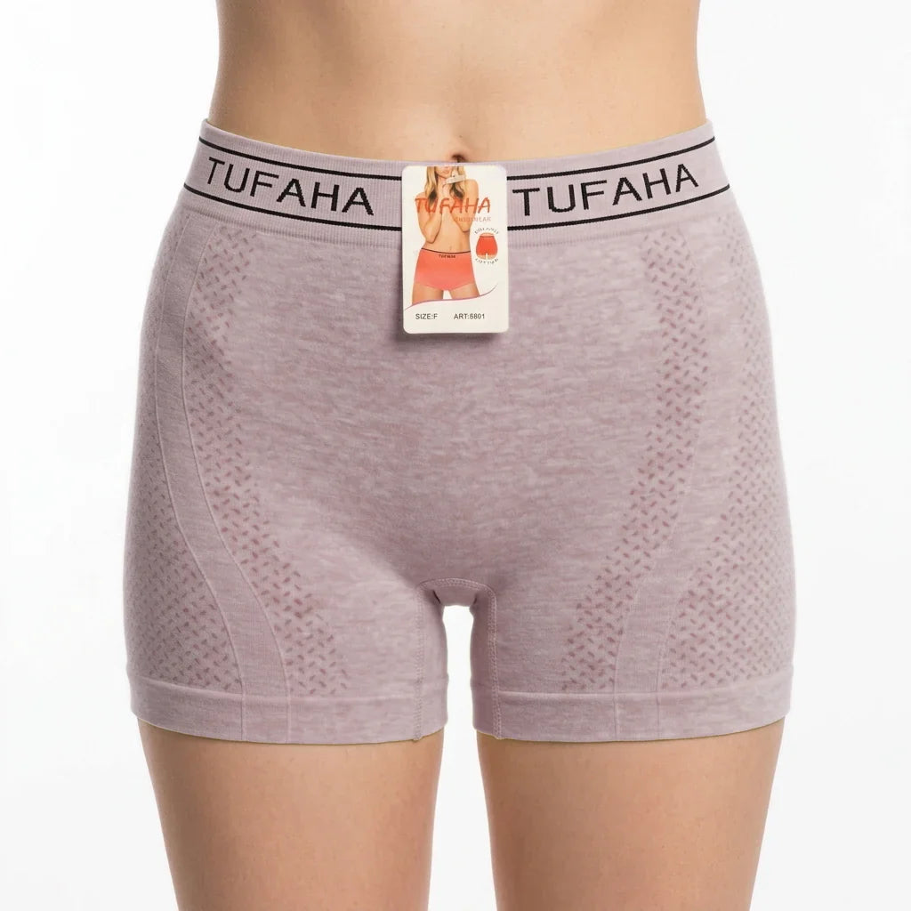 Tufaha Women's Seamless Sports Shorts - 8801#