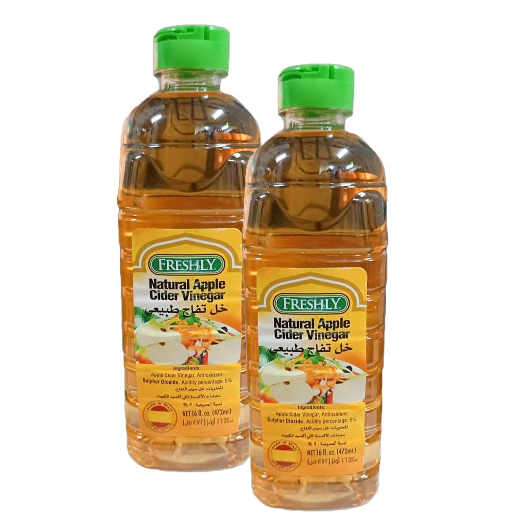 Freshly Natural Apple Cider Vinegar - 472ml (1+1) Offer