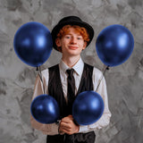 Birthday Party Decoration Balloons Navy Blue - 10 Pcs