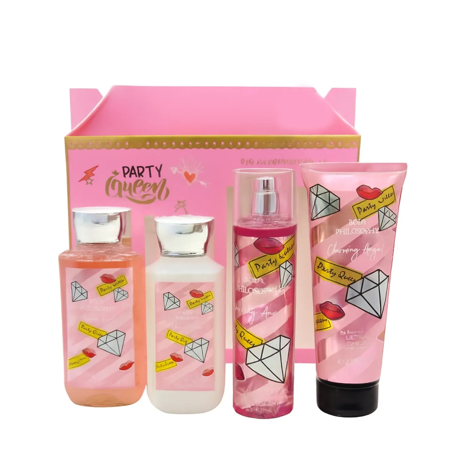 Party Queen Body Philosophy Charming Angel 4Pcs Gift Set