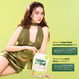 Luna Aura Hope Glow Crystal Honeydew Green Tea - 10 Sachets x 18g