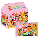 Nissin Geki Hot Carbo Flavour Instant Noodles - 81g × 5Pcs