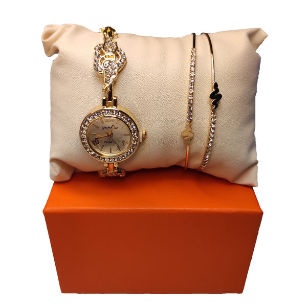 Luxury Women Wrist Watch With Bracelet - WB15