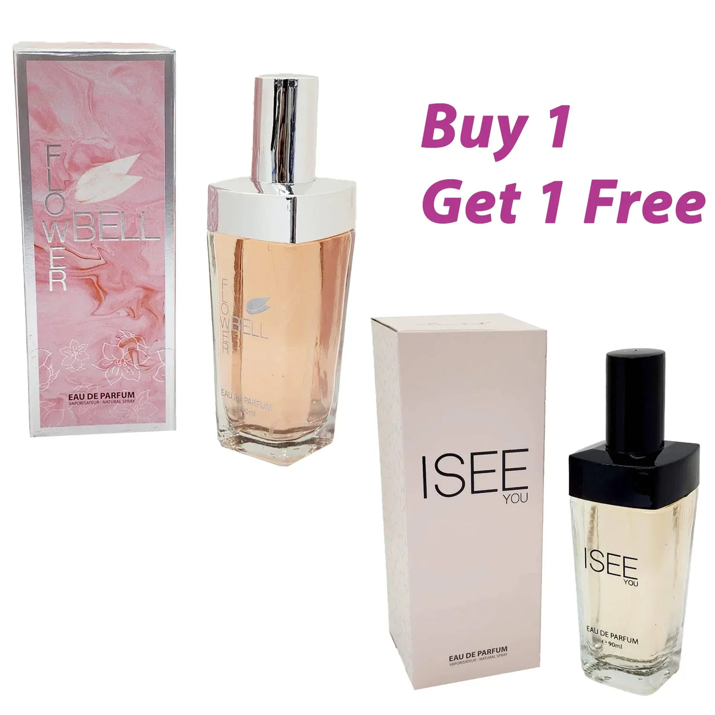 عطر ISEE YOU + Flower Bell للنساء 1+1 PR-77