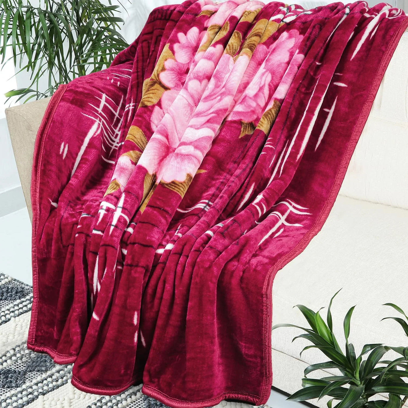Scorpio Super Soft Double Size Single Ply Blanket - 200 × 240CM