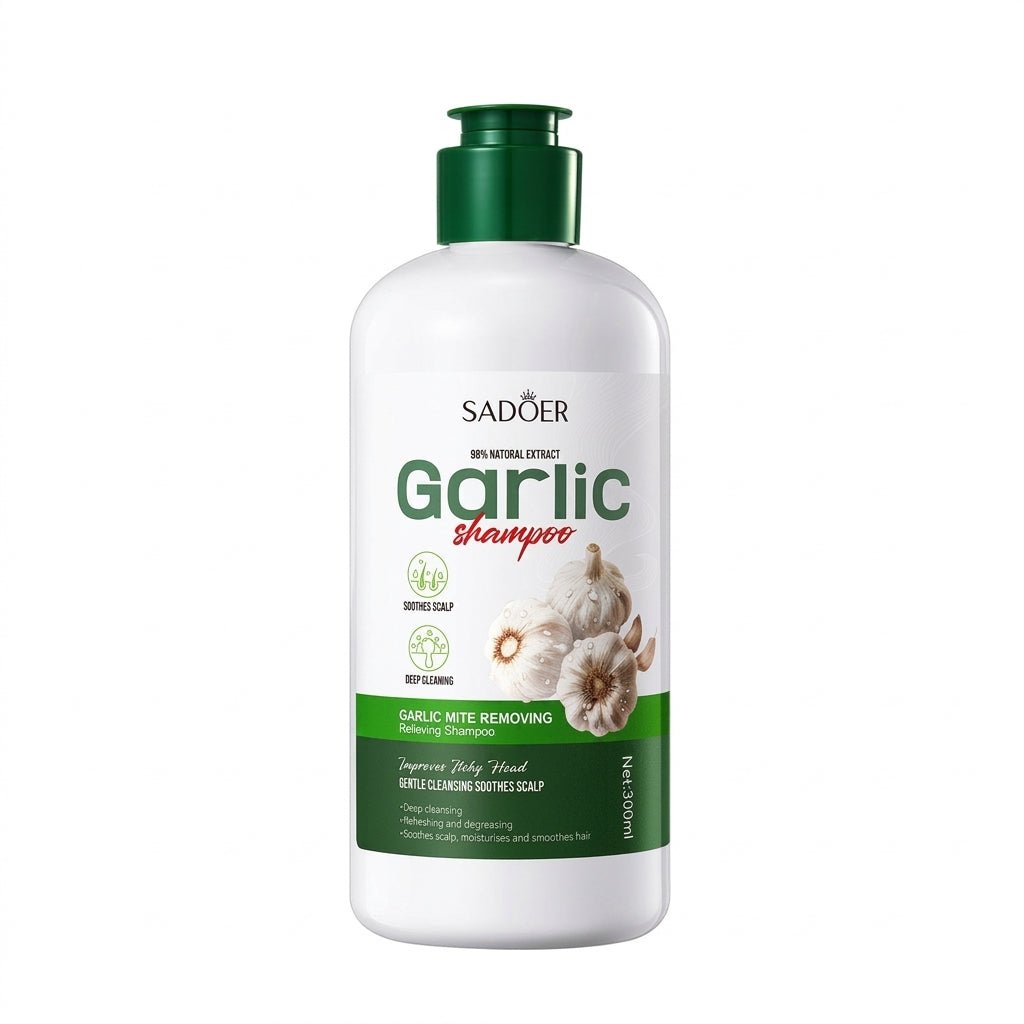 Sadoer Garlic Mite Removing Relieving Shampoo - 300ml