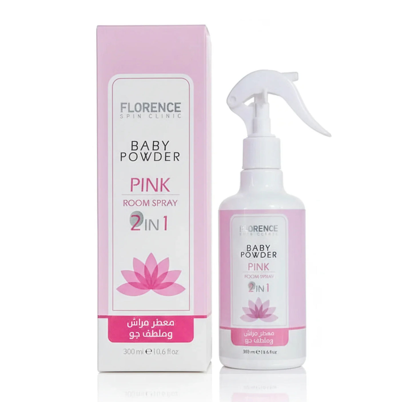 Florence Baby Powder 2 in 1 Pink Room Spray - 300ml