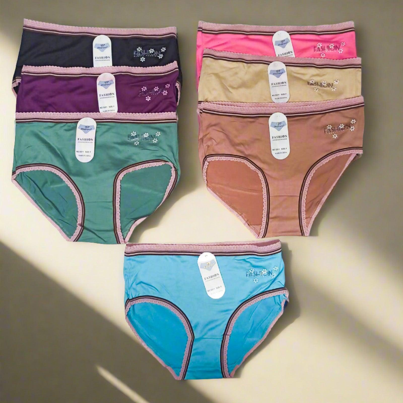 Shuifangxin Global Fashion Panty 3Pcs Assorted - 3311