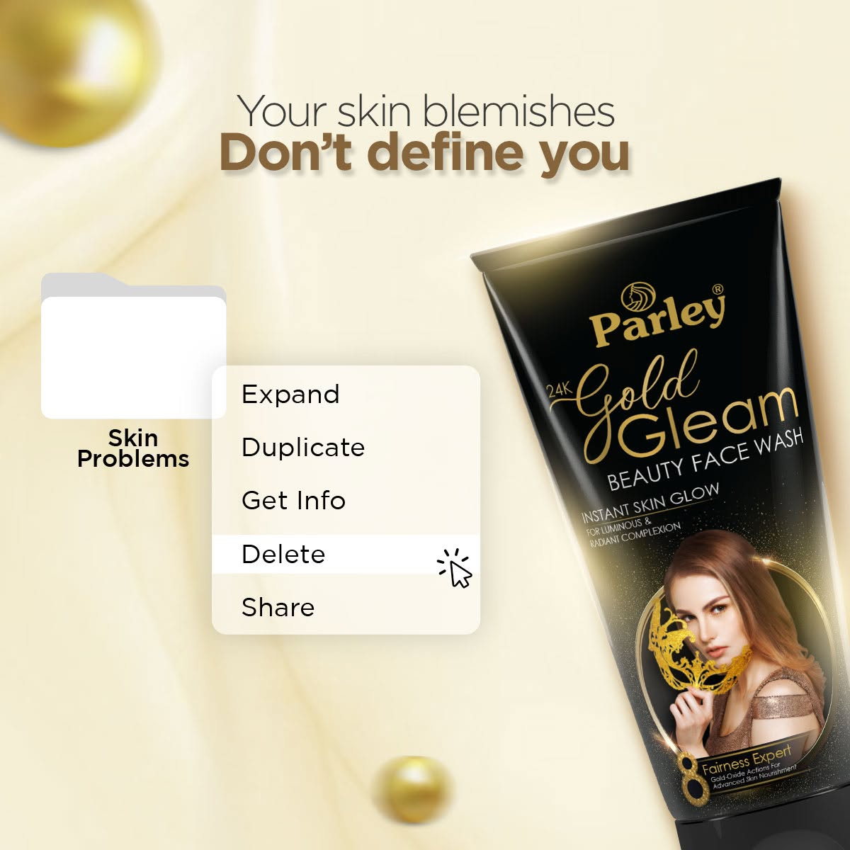 Parley 24K Gold Gleam Beauty Face Wash - 170ml