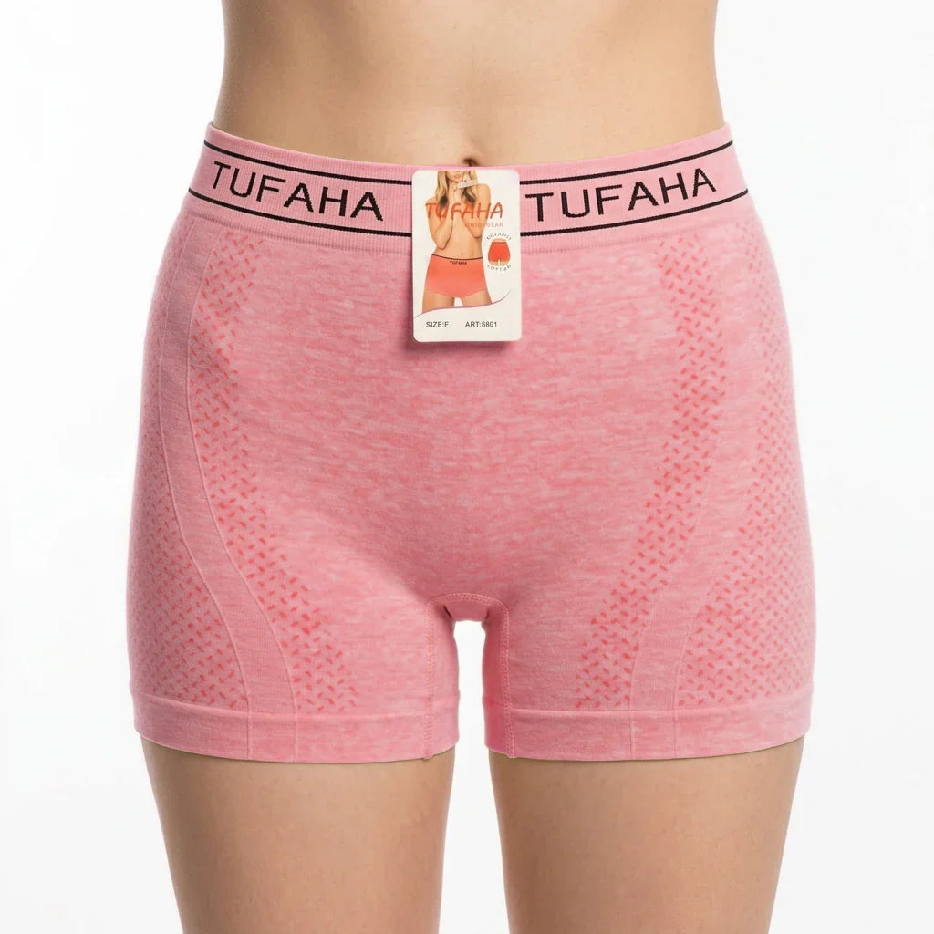 Tufaha Women's Seamless Sports Shorts - 8801#