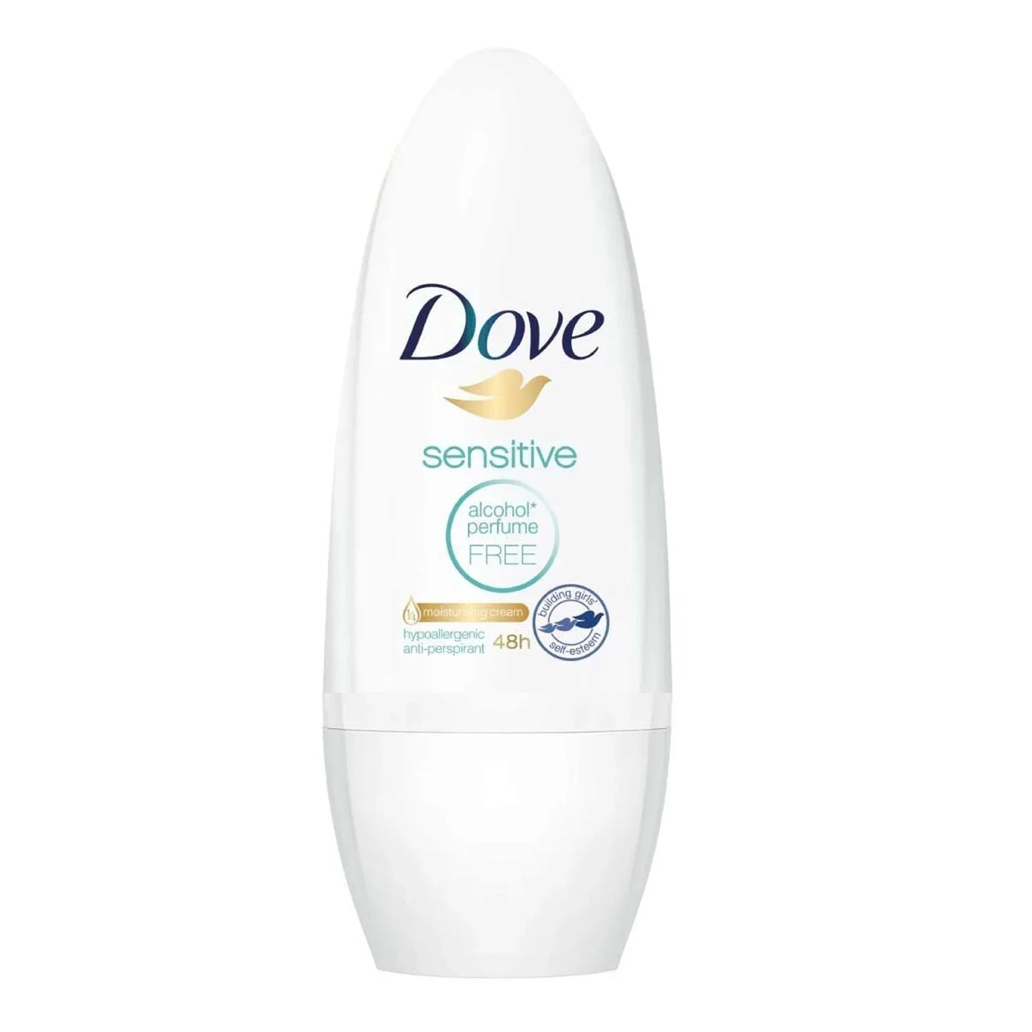 Dove Sensitive Fragrance-Free Deodorant Roll On - 40ml