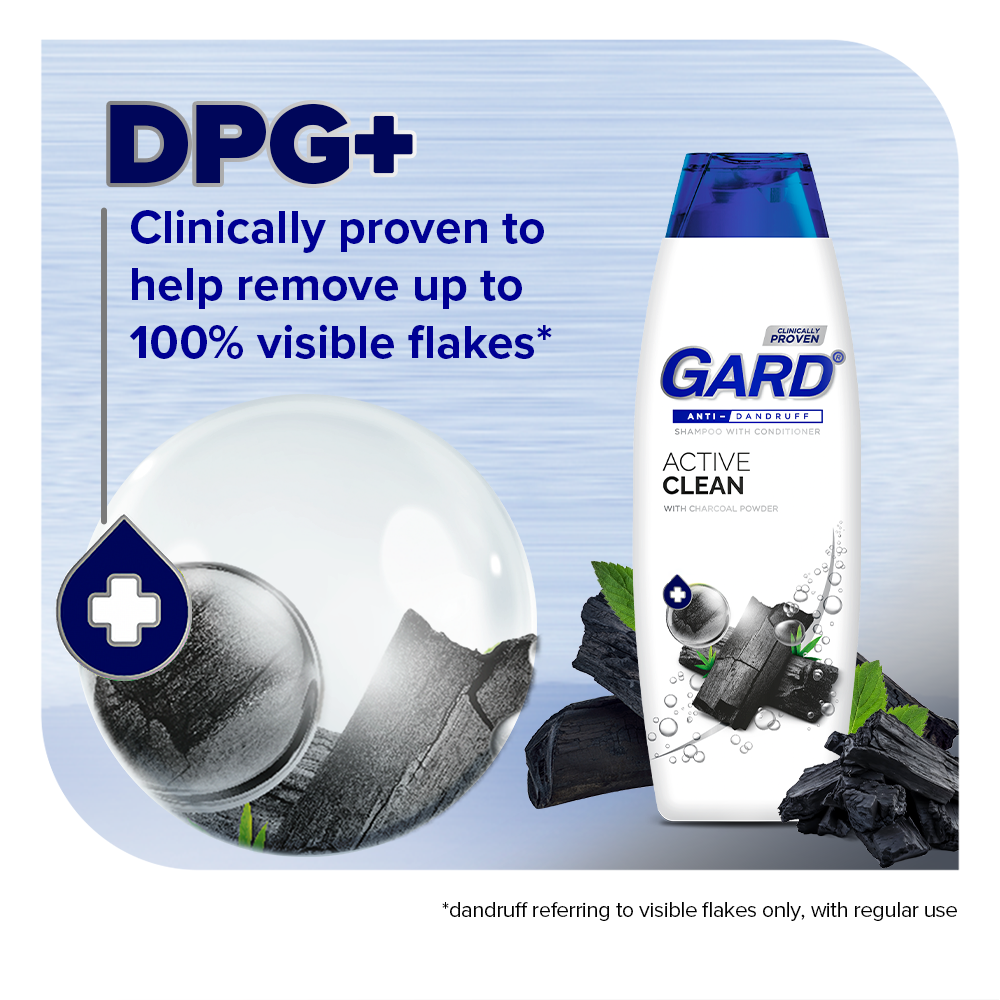 Gard Anti-Dandruff Active Clean Shampoo - 170ml