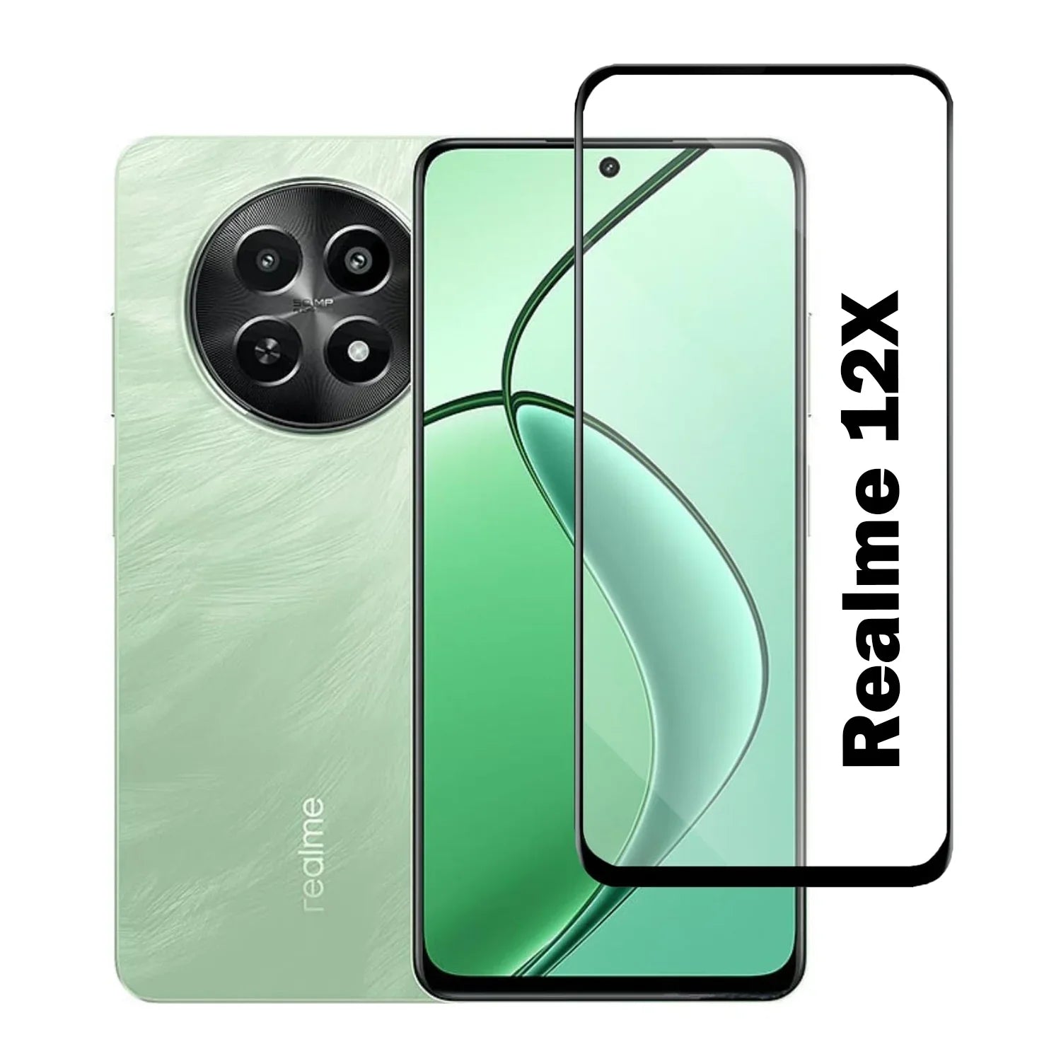 Realme 12X Anti-Static Tempered Glass