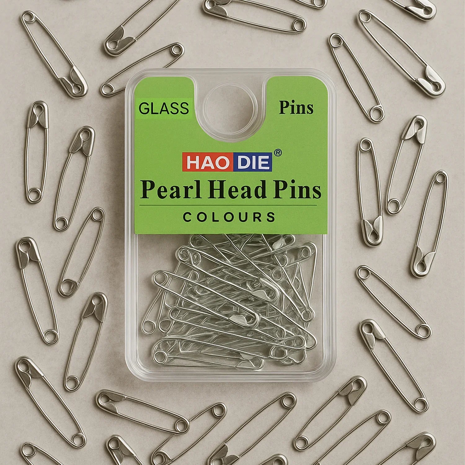 Haodie Safety Pins Silver - 100Pcs