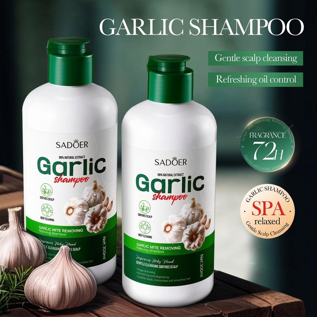 Sadoer Garlic Mite Removing Relieving Shampoo - 300ml