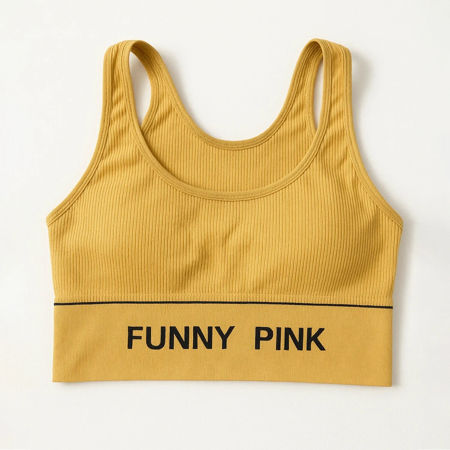 Funny Pink Women's Fancy Camisole Crop Top Sports Bra - FP274