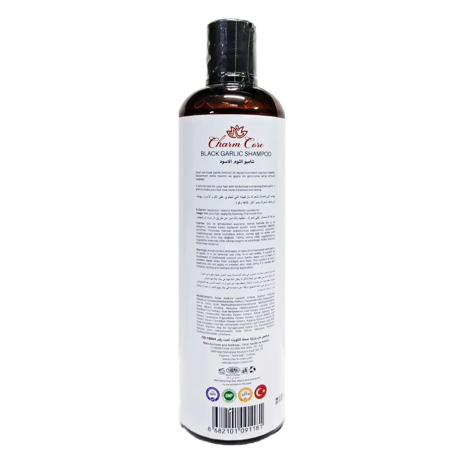 Charm Core Black Garlic Shampoo - 700ml
