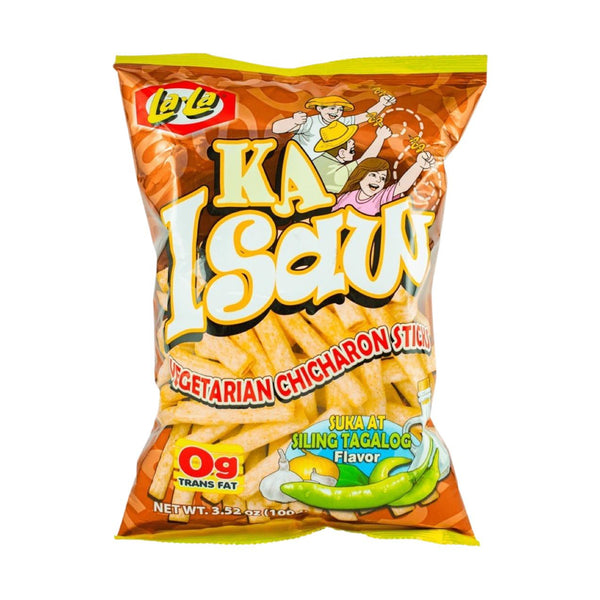 La La Ka Isaw Vegetarian Chicharon Sticks - 100g