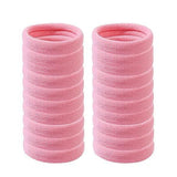 High Quality Pink Color Hair Bands - 24 Pcs