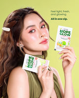 Luna Aura Hope Glow Crystal Honeydew Green Tea - 10 Sachets x 18g