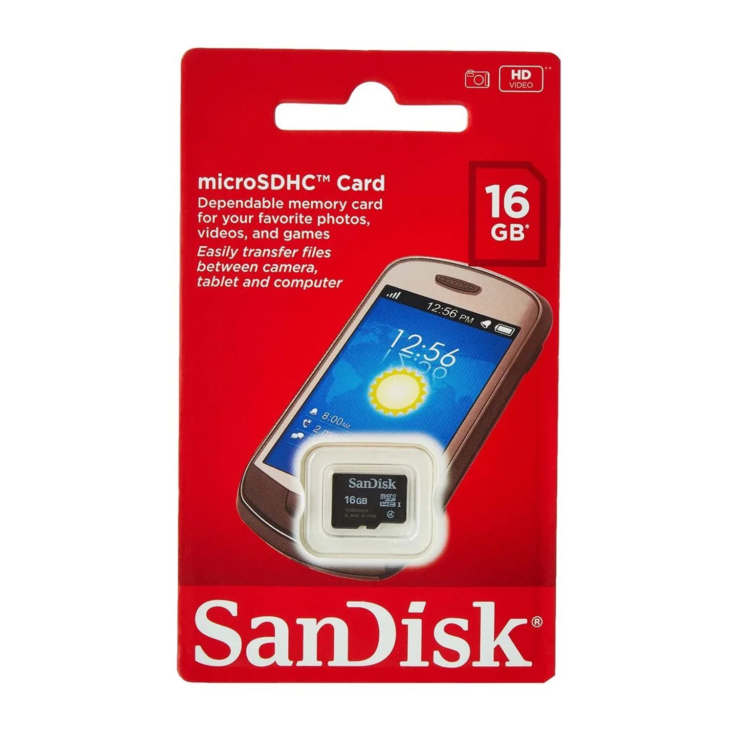 SanDisk MicroSD Memory Card 16GB