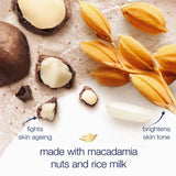 Dove Body Polish Crushed Macadamia & Rice Milk Scrub - 298g