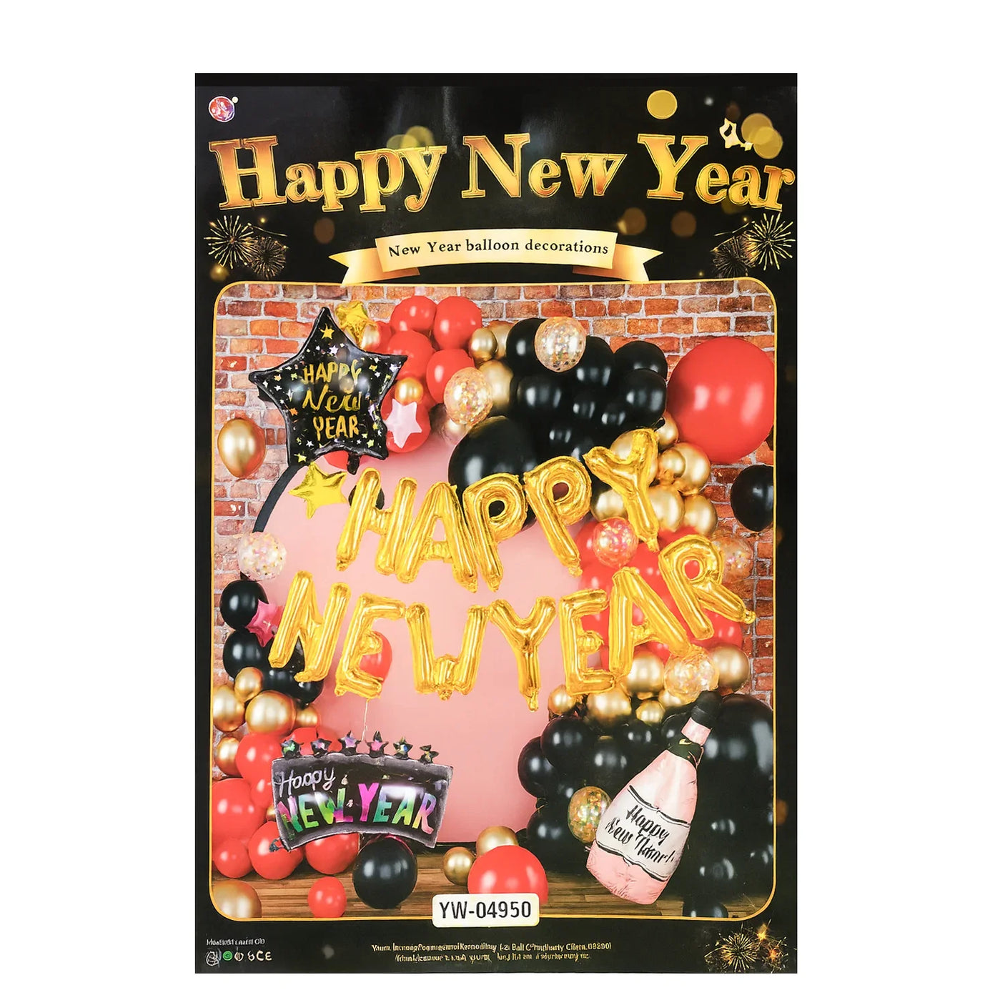 Happy New Year Balloon Decoration Kit YW-04950