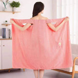 Sleeveless Quick-Dry Wearable Bath Towel